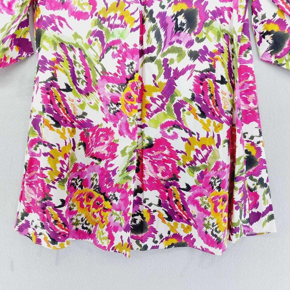 NEW Misa Emilia Pink Floral Summer Barbie Mini Dress P3188 - Picture 3 of 11